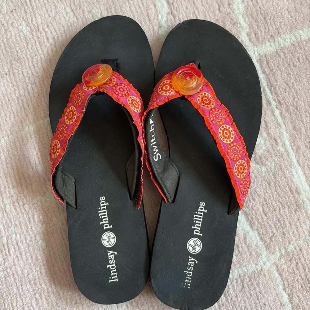 Lindsay Phillips switch flops